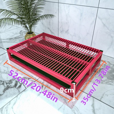 Suņu tualetes nerūsējošā tērauda pakaišu kastes lieliem suņiem iekštelpu suņu tualetes apmācība kucēnu pakaišu kastes smilšu baseina mājdzīvnieku tīrīšanas rīki