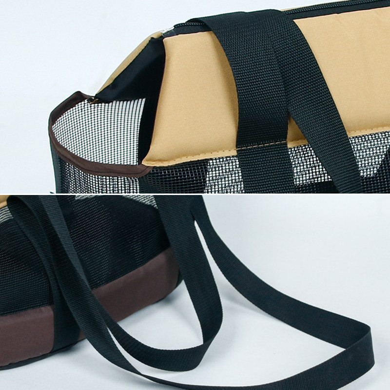 Suņu somas Pārnēsājamas suņu pārnēsāšanas somas Tīkla elpojošas somas maziem suņiem Salokāmas kaķu rokassomas Ceļojumu mājdzīvnieku soma transportēšanas soma