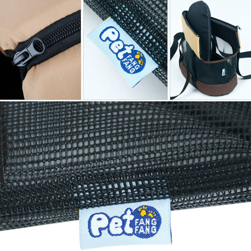 Suņu somas Pārnēsājamas suņu pārnēsāšanas somas Tīkla elpojošas somas maziem suņiem Salokāmas kaķu rokassomas Ceļojumu mājdzīvnieku soma transportēšanas soma