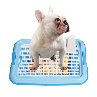 Пластмасова вътрешна тава за тоалетна за малки кучета Мрежа Pet Cat Dog WC Toalet Trainer Pad Tray Pet Litter Toalet Box For Dog Cleaner Product