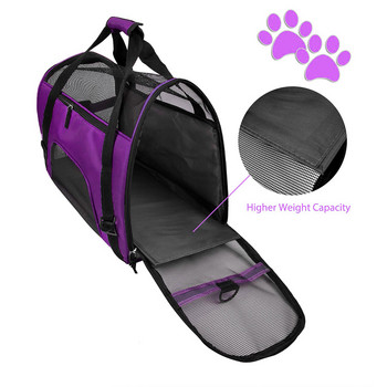 Раница за домашни любимци Messenger Carrier Bag Pet Cat Dog Carrier Outgoing Travel Packages Дишаща чанта за домашни любимци за малко куче