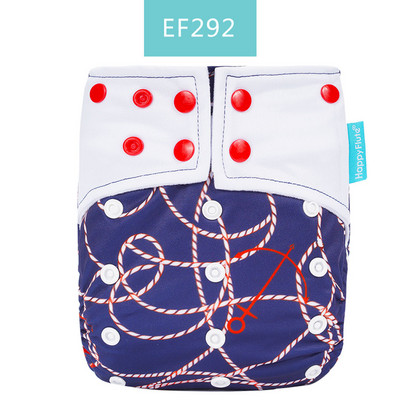 Īsts! Happy Flute OS zamšādas auduma kabatas bērnu auduma autiņš ar divām kabatām un dubultu aizdari