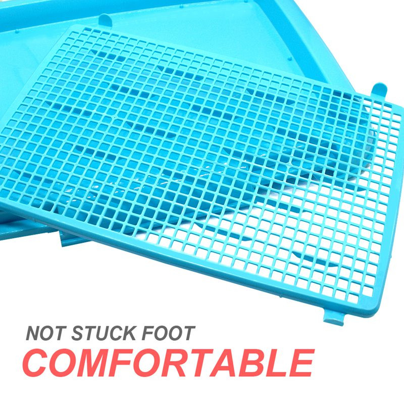 Kaasaskantav lemmikloomade sisekäimla koertele Wc koertele Koerte tualett-alus Kergesti puhastatav simulatsioonisein, rebenenud kutsikapadi