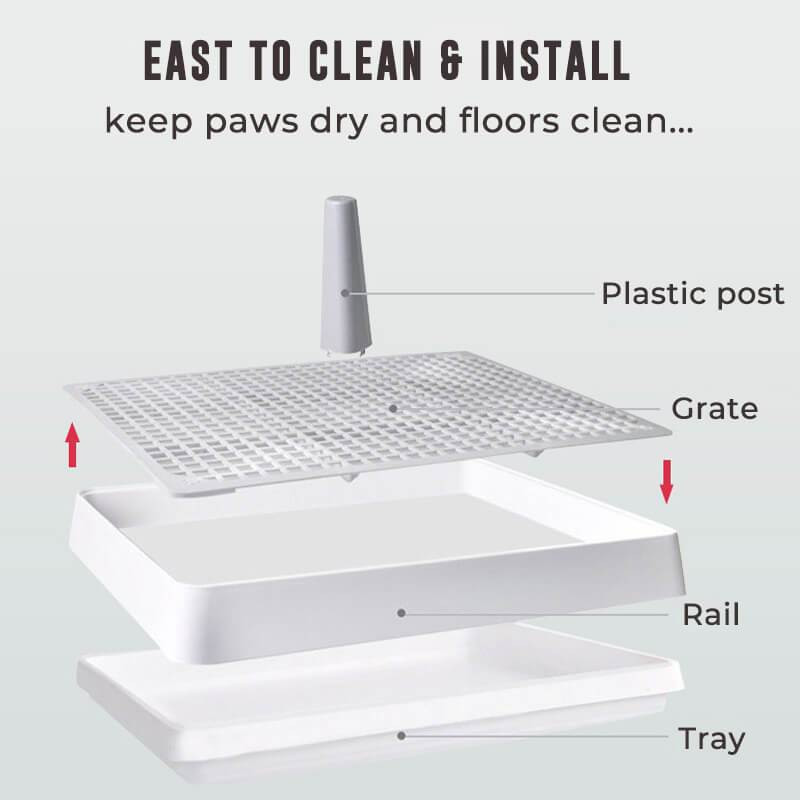 Toalet za dresuru WC za kućne ljubimce za male pse Mačke Prijenosni WC za dresuru pasa Puppy Pad Držač Pladanj Oprema za kućne ljubimce Noša za kućne pse