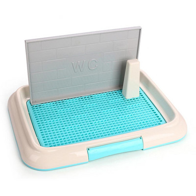 Noćna posuda za male kućne ljubimce Unutarnja mačka Ps WC Posuda s pijeskom sa stupom Pisoar Posuda Obuka mokrenja Jednostavna za čišćenje Rešetka WC Noša za štene