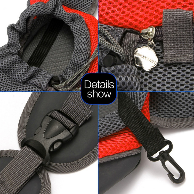 Vanjska torba za kućne ljubimce Pas Mačka Ručna torbica Nosiljka Mali psi Torbe na jedno rame Putna prednja mreža Oxford Prijenosni proizvodi za štene