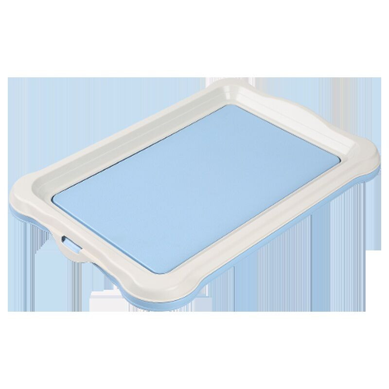 2 boje Prijenosni WC za dresuru pasa Unutarnji psi Kućni WC za male pse Mačke Podloga za štene Držač Pladanj Oprema za kućne ljubimce