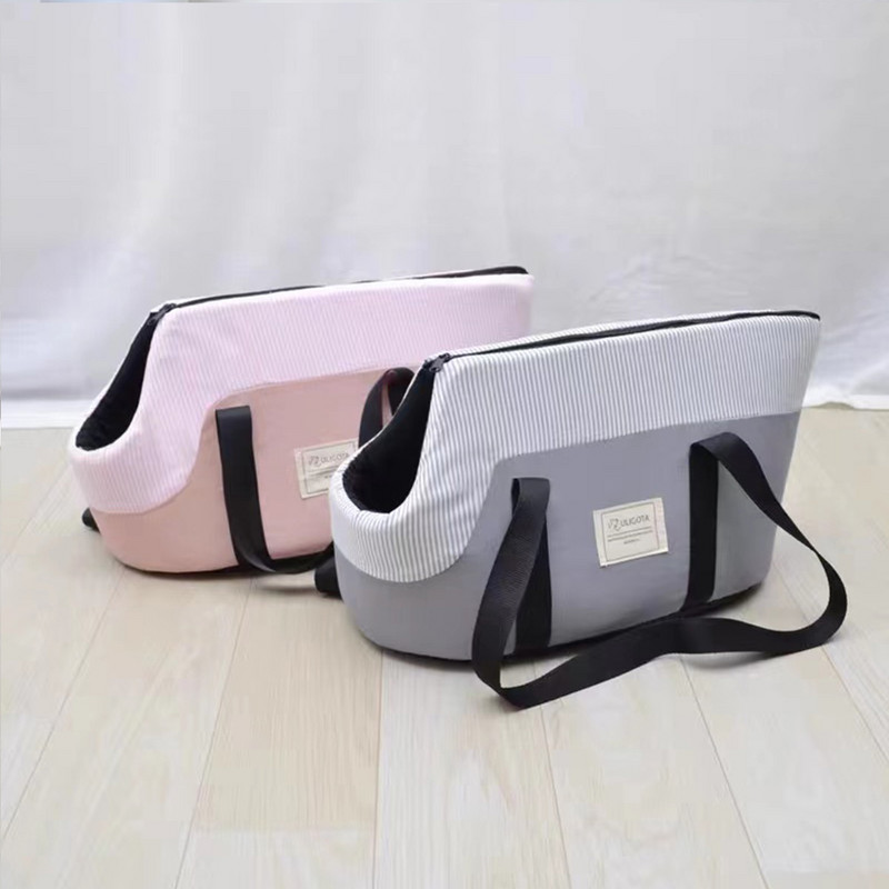 Prozračna torba za kućne ljubimce Putna torba za vanjska putovanja preko ramena za male pse Mačke Prozračna ruksak na jedno rame Ručna torba Sklopiva mekana torba