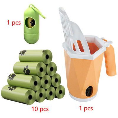 NOVO Lopata za mačji pijesak Pooper Scooper Clean Toilet Trash Filter Kutija za mačji pijesak Samočisteći dodaci za mačke 25,5*7,5*11 cm