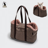 Prijenosne auto nosiljke za pse Sigurna kutija za autosjedalicu Booster torba za štenaru za male pse Mačke Putne torbe Siege De Voiture Pour Chi