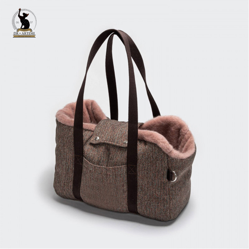 Prijenosne auto nosiljke za pse Sigurna kutija za autosjedalicu Booster torba za štenaru za male pse Mačke Putne torbe Siege De Voiture Pour Chi