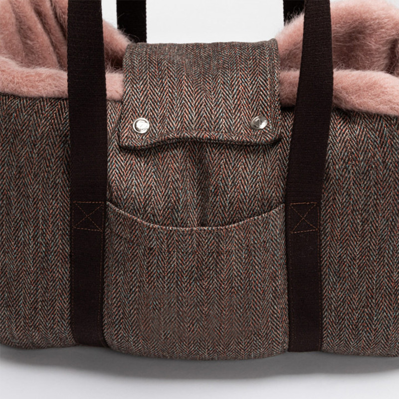 Prijenosne auto nosiljke za pse Sigurna kutija za autosjedalicu Booster torba za štenaru za male pse Mačke Putne torbe Siege De Voiture Pour Chi