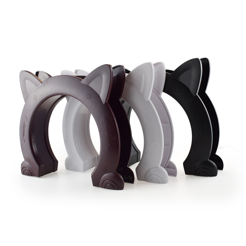 Katės durų šunų anga Prieigos kryptis valdomas žaislas, skirtas augintiniams dresuoti šunį katės kačiukas ABS plastikinis mažų naminių gyvūnėlių vartų komplektas kačių šuo