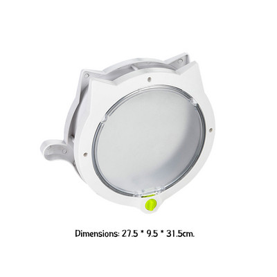 Koera kassi klapp uks turvaluku klapp uks koerakassidele kassipoeg ABS plastikust väikese lemmiklooma värava uksekomplekt kassikoerte klappuksed