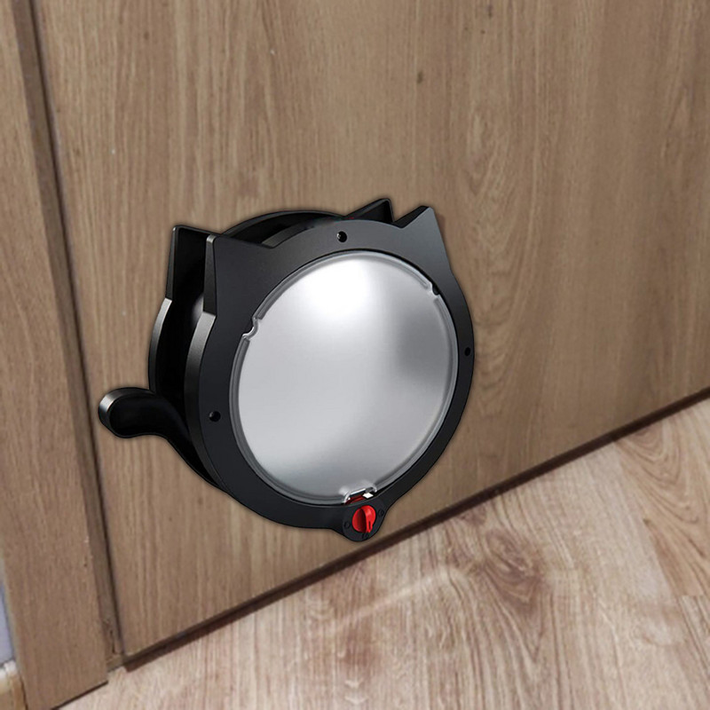 Koera kassi klapp uks turvaluku klapp uks koerakassidele kassipoeg ABS plastikust väikese lemmiklooma värava uksekomplekt kassikoerte klappuksed