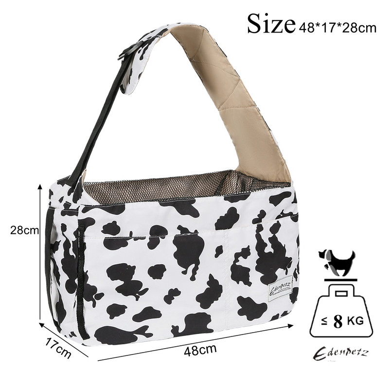 EDENPETZ mājdzīvnieku suņu siksnu pārvadātājs lielas slodzes 8 kg modes elpojoša kaķa plecu soma