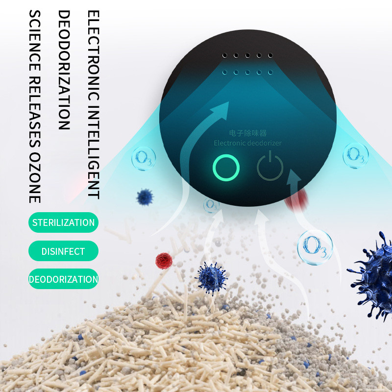 Pametni pročišćivač mirisa za mačke Dezodorans Kutija za mačji pijesak WC za pse Punjivi pročistač zraka Dezodoracija za kućne ljubimce Sterilizacija