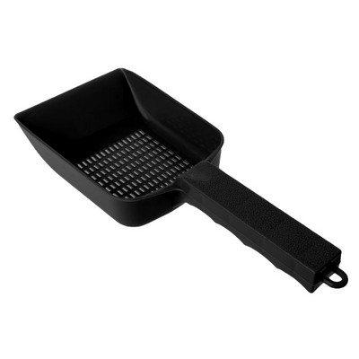 Pārnēsājamas iekštelpu smilšu lāpstas Izturīga plastmasa Praktiska tīrīšana Kaķu pakaišu lāpstiņa Mājdzīvnieku piederumi 2 krāsu C42