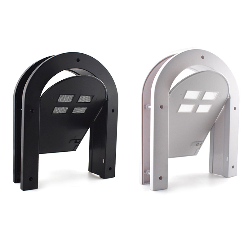 1 gab. Abs Plastmasas mājdzīvnieku kaķu suņu sieta durvis bez ieejas magnētiskās durvis ar logu mājdzīvnieku piederumi koka durvīm 24x4x29cm atloka durvīm