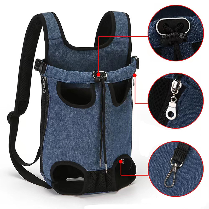 Ruksak za nošenje pasa Putne torbe za kućne ljubimce na otvorenom Mrežasta torba za nošenje, prozračna, sklopiva, prijenosna modna torba za kućne ljubimce