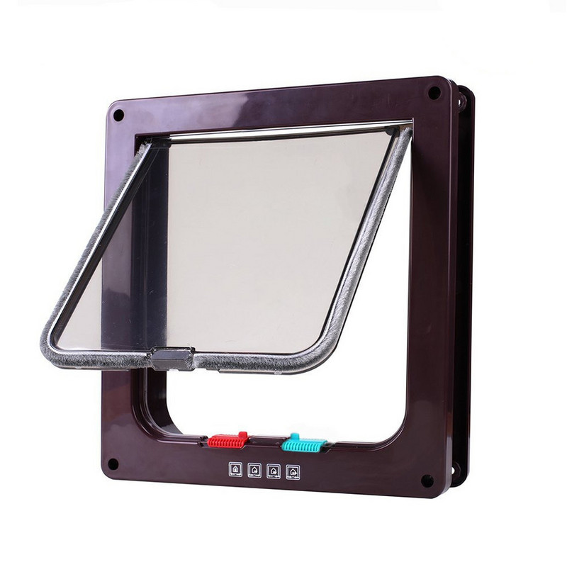 Mačka Pas Vrata s preklopom Štene Kućni ljubimci Plastična vrata Vrata za male životinje Vrata za mačke Vrata za pse Sigurnosni pristup Preklopna vrata Kućica Ulazni prolaz