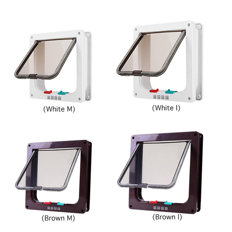 Mačka Pas Vrata s preklopom Štene Kućni ljubimci Plastična vrata Vrata za male životinje Vrata za mačke Vrata za pse Sigurnosni pristup Preklopna vrata Kućica Ulazni prolaz