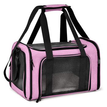 Pets Dog Carrier Bag Котешка раница Pet Carrying Dog Пътни чанти за кучета Котки Въздушен транспорт с презрамка за рамо Стоки за домашни любимци