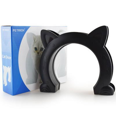 Sisseehitatud kassiuks Lemmiklooma uks klapita siseuks kruvidega Armas kiisukujuline auguline kassivärav Kassi-seljasõbralik