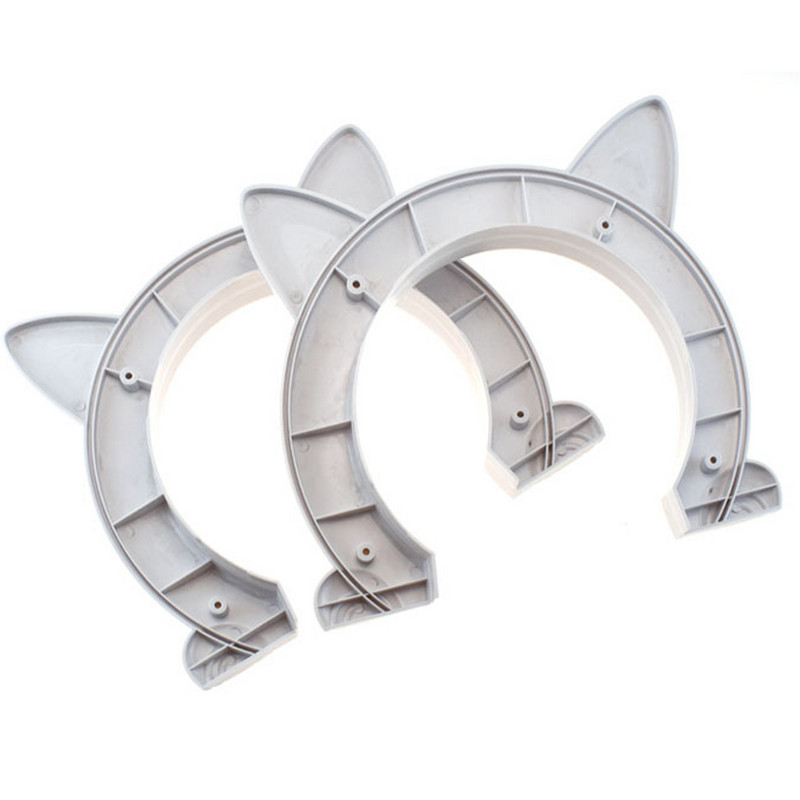 Sisseehitatud kassiuks Lemmiklooma uks klapita siseuks kruvidega Armas kiisukujuline auguline kassivärav Kassi-seljasõbralik