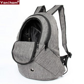 Suņu somas pārvadātājs Jauns āra mājdzīvnieku pārvadātājs mugursoma dubultā plecu pārnēsājamā ceļojumu mugursoma Mājdzīvnieku pārvadātājs Suņa priekšējās krūšu mugursomas