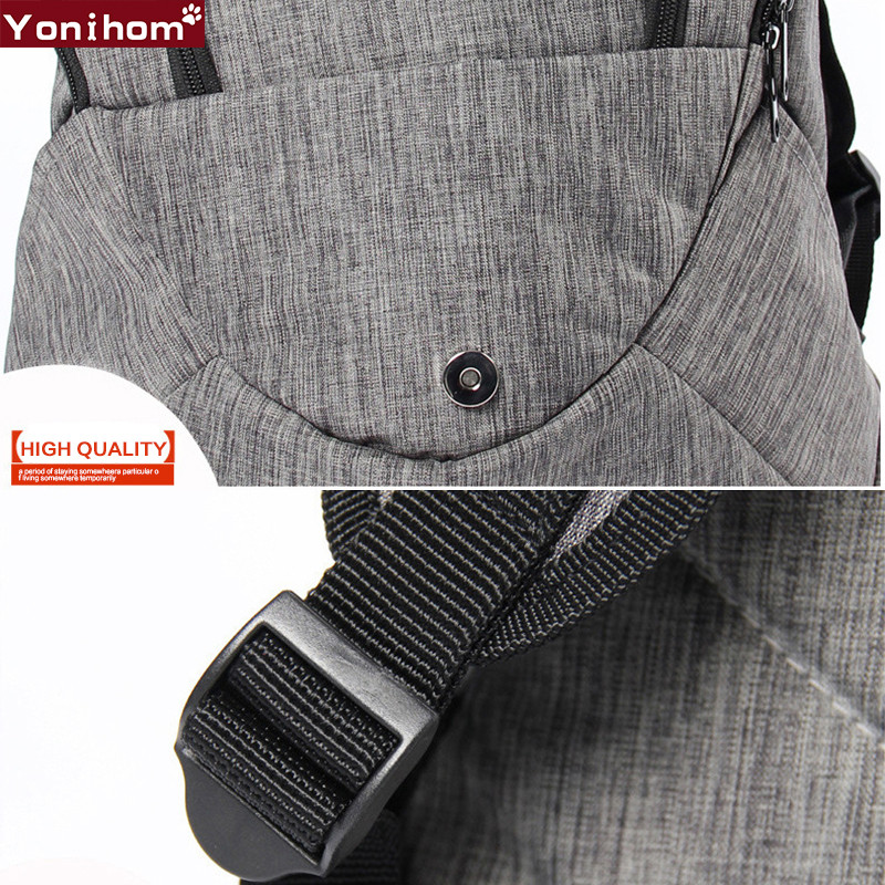 Suņu somas pārvadātājs Jauns āra mājdzīvnieku pārvadātājs mugursoma dubultā plecu pārnēsājamā ceļojumu mugursoma Mājdzīvnieku pārvadātājs Suņa priekšējās krūšu mugursomas