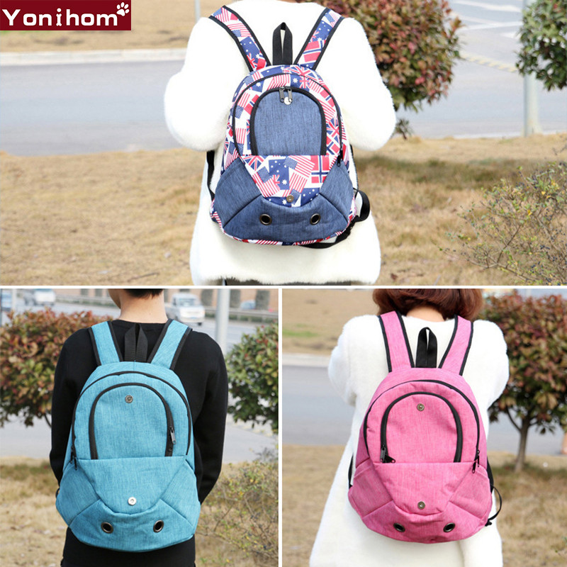 Suņu somas pārvadātājs Jauns āra mājdzīvnieku pārvadātājs mugursoma dubultā plecu pārnēsājamā ceļojumu mugursoma Mājdzīvnieku pārvadātājs Suņa priekšējās krūšu mugursomas