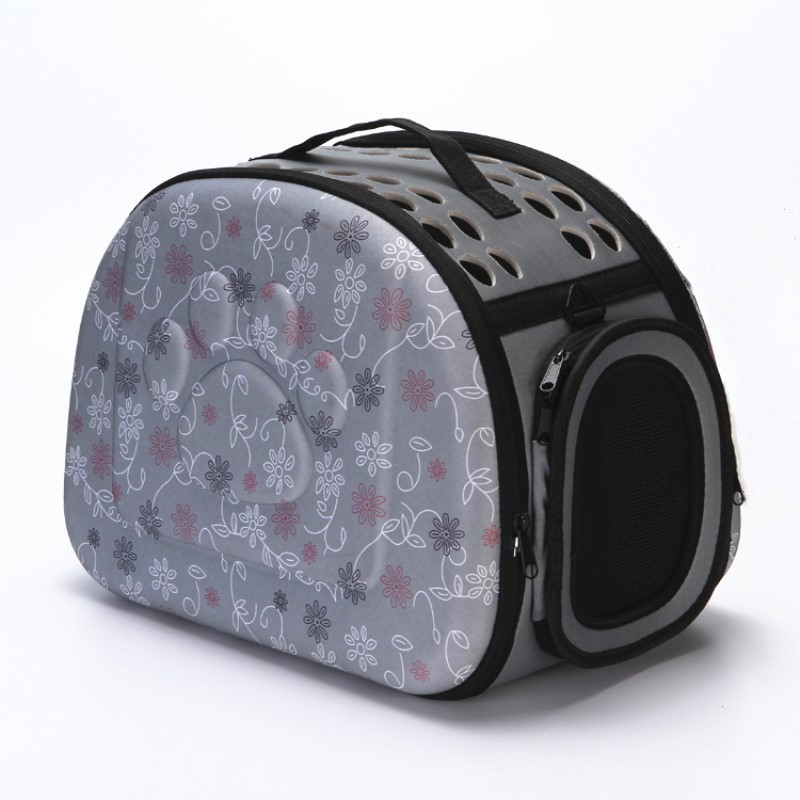 Mājdzīvnieku pārnēsāšanas soma Pārnēsājama āra kaķa salokāma suņu ceļojumu soma kucēnam, kas nēsā plecu suņu somas