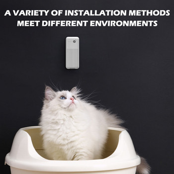 Smart K3 спрей за PETKIT MAX Litter Box Пречиствател на въздуха Антибактериална котешка тоалетна Дезодорант Машина за отстраняване на миризми 4-месечна издръжливост