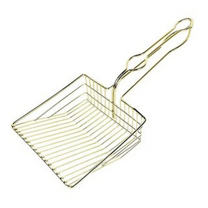 Lopata za mačji pijesak Velika metalna lopata od nehrđajućeg čelika s finim rupama Željezna lopata Lopata za mačji pijesak Proizvodi za kućne ljubimce Kućanstvo Putovanja Općenito