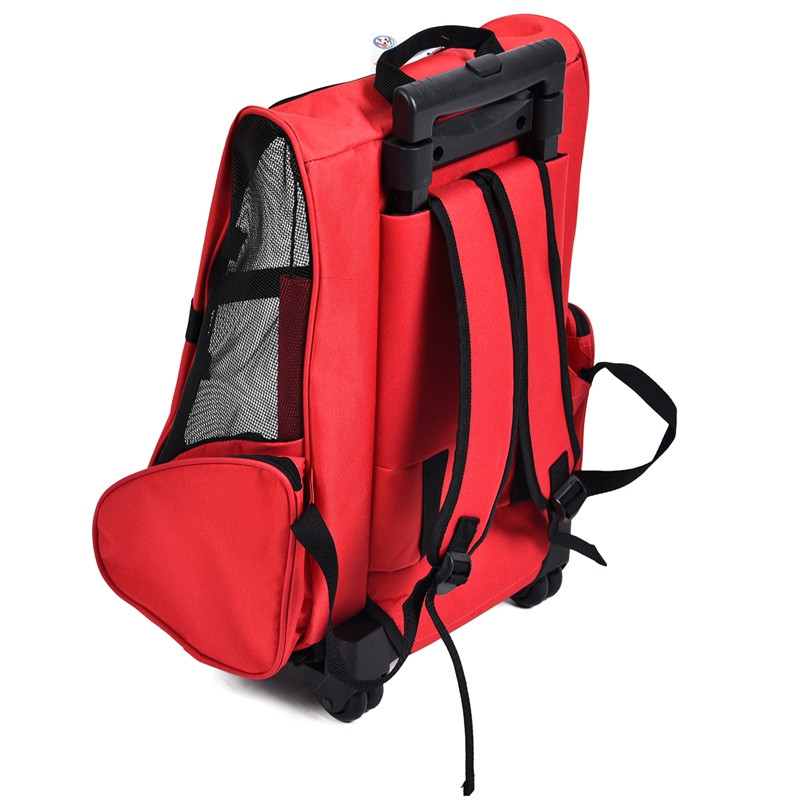 2 načina korištenja Torba za nošenje Mačka za kućne ljubimce Prozračna torba za vanjsko prijenosno pakiranje Štene za kućne ljubimce Putna ruksak za pse Nosiljka Kolica