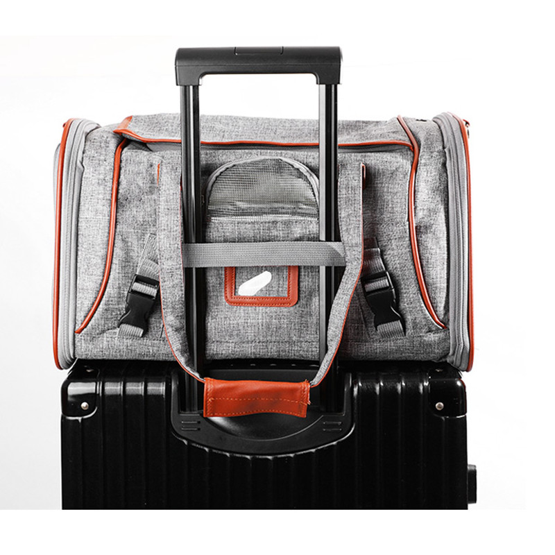 MySudui Luksuzna torba za nošenje pasa mačka Prijenosna ručna torba Ruksak za male pse Sklopiva prozračna torba Puppy Carry Putovanja na otvorenom