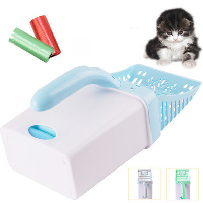 Котешка тоалетна Лопата Pet Litter Sifter Hollow Neater Scoop Куче Пясък Почистване Cats Litter Pet Neater Scooper Котки Tray Box Scoopers