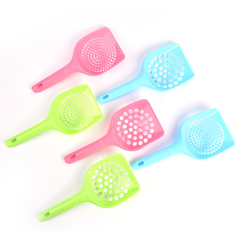 Plastmasas kaķu pakaišu liekšķere, izturīga mājdzīvnieku kakas lāpsta Praktiski mājdzīvnieki kaķu liekšķere Kaķu smilšu tīrīšanas līdzekļi kaķiem