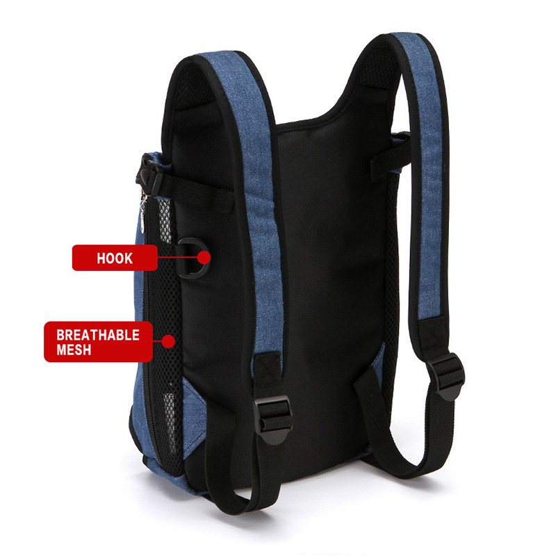 Ruksak za nošenje pasa za kućne ljubimce Mačka Štene Putna torba za vanjska mreža Prozračna mreža za nošenje za kućne ljubimce za malog psa Mačka Chihuahua Paket na prsima