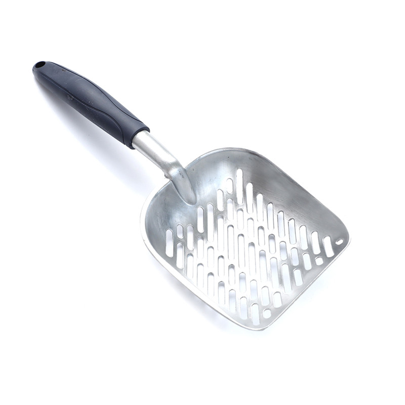 Kaķu kaķēnu pakaišu liekšķere Alumīnija sakausējums Metāla kaku tīrītājs Mājdzīvnieku smilšu lāpsta mājas mājdzīvnieku tīrīšanas ierīcēm