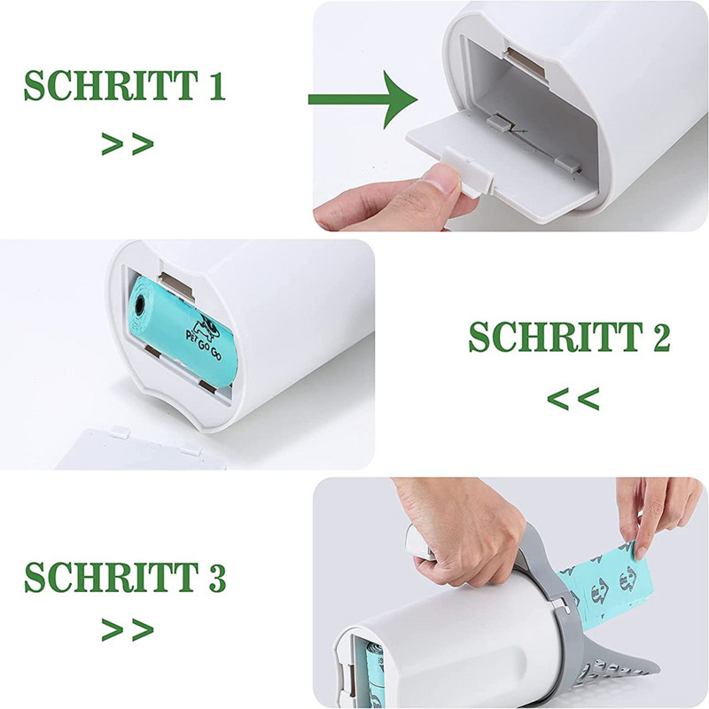 Lopatica za mačji pijesak velikog kapaciteta s ugrađenom vrećicom Samočisteća vrećica za izmet za kućne ljubimce Alat za čišćenje mačića Pribor za kućne ljubimce Pribor za mačke