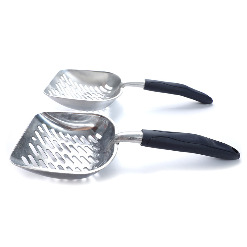 Lopatica za mačji pijesak Aluminijska legura Metal Pooper Čistač otpadnih izmeta Udobna lopatica za pijesak Lopatica za izmet Proizvod za kućne ljubimce Potrepštine za mačke