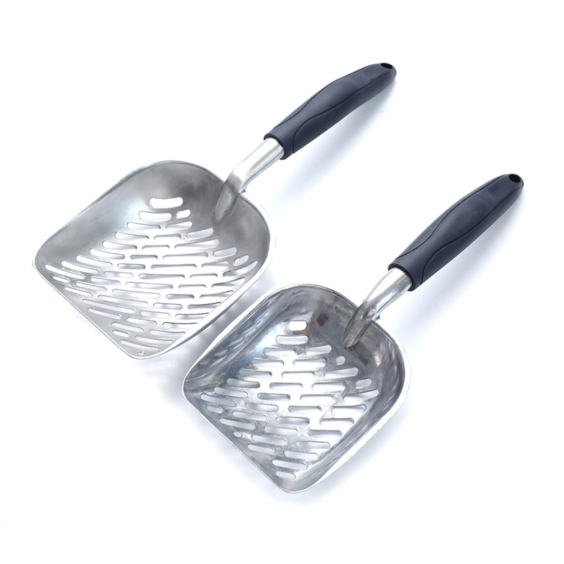 Lopatica za mačji pijesak Aluminijska legura Metal Pooper Čistač otpadnih izmeta Udobna lopatica za pijesak Lopatica za izmet Proizvod za kućne ljubimce Potrepštine za mačke