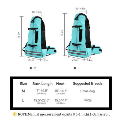 Ruksak za pse za kućne ljubimce Prozračna torba za nošenje preko ramena za pse i mačke za srednje velike pse Ruksak za buldoge Podesive putne torbe