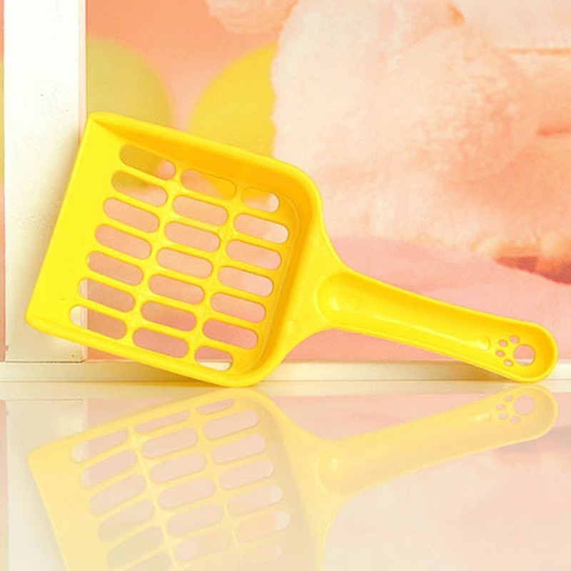 Karstā izpārdošana Jauns pagarināts PP kaķu pakaišu savācējs lāpsta smilšu atkritumu tīrīšanas rīks izlases krāsa