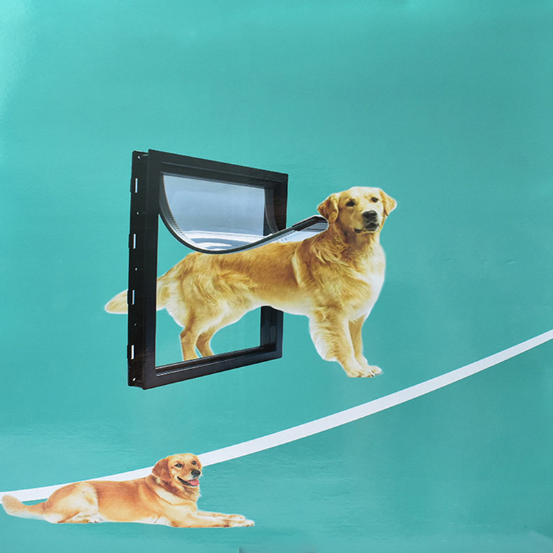 Premium Cat Dogs Flap Durvis Caurspīdīgi mājdzīvnieku piederumi Kaķēnu kucēnu vārti