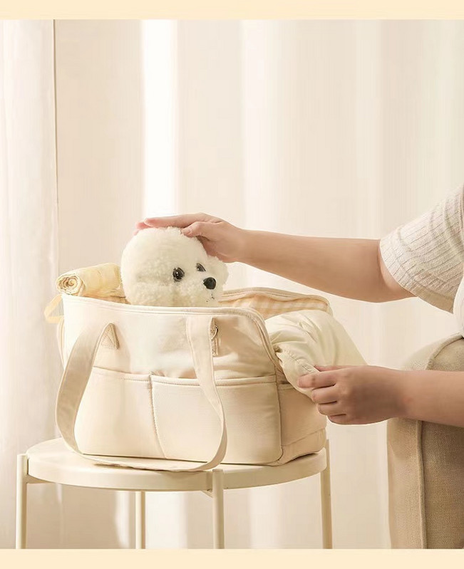 Go Out pārnēsājama maza mājdzīvnieka mugursoma plecu soma Elpojoša daudzfunkcionāla rokassomiņa Messenger kokvilnas lina kaķu un suņu universāls