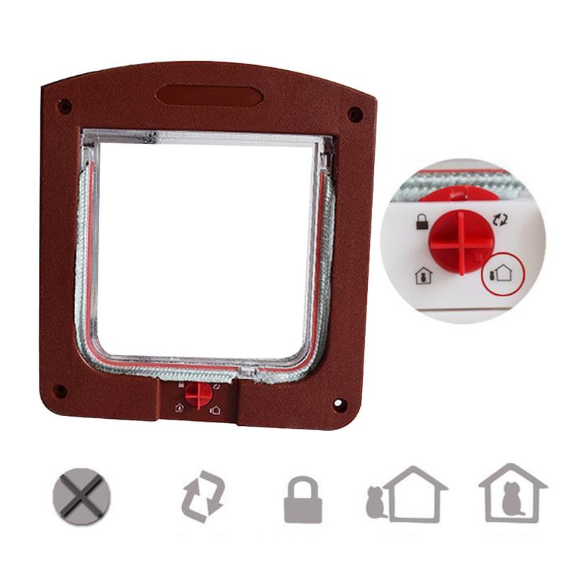 Pametna vrata za kućne ljubimce ABS plastika za pse i mačke Poklopna vrata s upravljivim prekidačem za smjer vrata Vrata za male mačke kojima upravlja prekidač za slobodan pristup