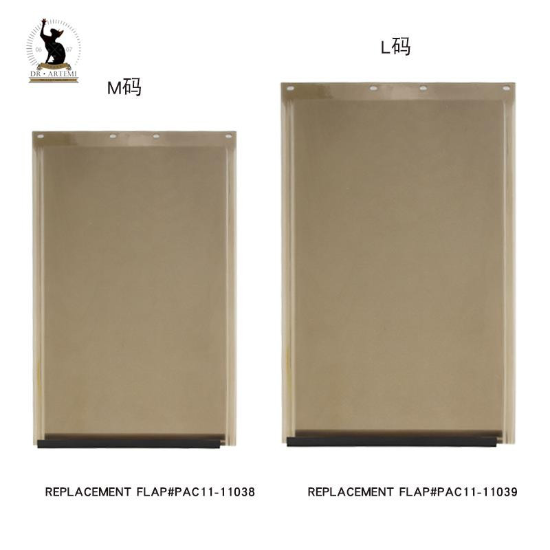 TPU rezerves atloks modelim PETSAFE-PCA11 elastīgs, izturīgs, mīksts vārtu pārsegs kaķu suņa vieglajām ieejas durvīm